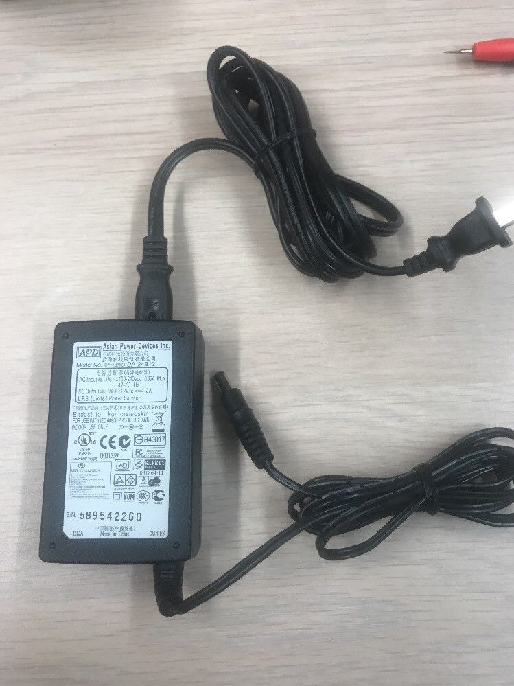 *Brand NEW* APD DA-24B12 12V DC 2A AC Adapter Power Supply Charger